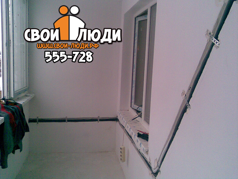 Установка кондиционера в 2 этапа