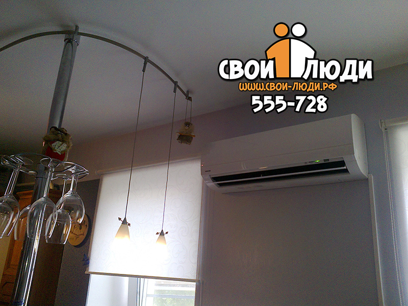 Аккуратная установка кондиционера